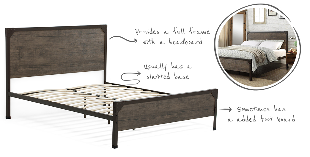bed in bedroom